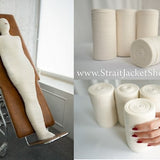 XXXLong Mummification Bandages - Set of 4 Extra Long Bandages / Bandage / Mummified / Bondage / BDSM / Restraining / Wrap /Mummy / Reusable