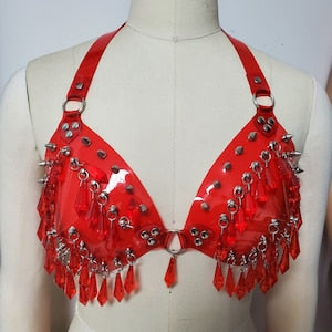 Punk Harness Bra, Strap on Didlo with Harness, Gothic Clothes for Women and  Girls.