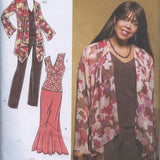 Women's Jacket, Knit Top, Pants & Skirt - Khaliah Ali Collection - Simplicity 3894 - UNCUT - Misses 20W, 22W, 24W, 26W, 28W