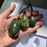 Nephrite jade yoni egg kit.