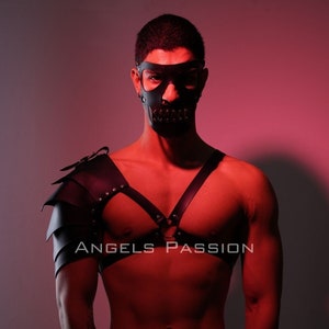 Gladiator Themed Porn - Leather Gladiator man harness -harness men -Man chest harness -Bondage for  men -bdsm man harness-Chest harness -Hallowen costume -fetishwear | Pornhint