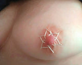 Star Nipple clamps, Sexy Non Piercing Nipple Jewelry, nipple Rings, Erotic Rings Fake Nipple Jewellery, Men's BDSM, Adult sex toys