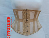 Espartilho feminino Nude Mesh sob o busto, modelador de cintura, modelador corporal, corset Steel Boned Truly Waist Trainer Corsets CW-136