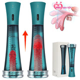 Male Vacuum Pump Penis Extender Enhancer Sucking Masturbator Dick Pump Delayed Trainer Massager Adult Sex Toys for Men 18