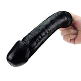 khalesex 9.6 Inches Black Huge Dildo Attachment for Sex Machine