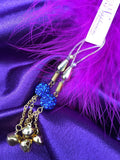 khalesex Nipple clamps non piercing. Flirty nipple dangles with bells. Mature.