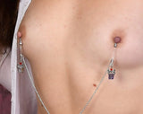 khalesex Nipple Jewelry Body jewellery NON piercing Nipple clamps Nipple ring Nipple piercing See through Sexy lingerie erotic Adult toys Intimate