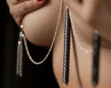 khalesex Nipples clamp necklace chain. Add fun and enjoyment to a special evening. Mature.