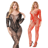 Khalesexx 1 Sexy lingerie Teddies Bodysuits hot Erotic lingerie open crotch elasticity mesh