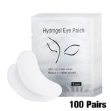 100 par/paquete de pegatinas hidratantes para puntas de ojos, almohadillas para el cuidado de los ojos, nuevos parches de papel 