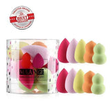 10PC Mini Makeup Sponge Set Water Droplets Gourd Shape Cosmetic Puff Powder - Khalesexx