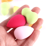 10PC Mini Makeup Sponge Set Water Droplets Gourd Shape Cosmetic Puff Powder - Khalesexx