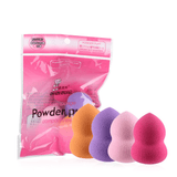 10PC Mini Makeup Sponge Set Water Droplets Gourd Shape Cosmetic Puff Powder - Khalesexx