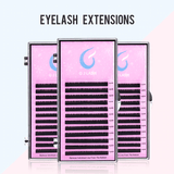 Khalesexx 12 Lines 9-15mm Individual Eyelash Extension J/B/C/D Individual Lashes Extension