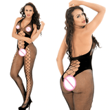 Khalesexx 4 Sexy lingerie Teddies Bodysuits hot Erotic lingerie open crotch elasticity mesh