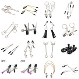 Khalesexx Adult Female Breast Nipple Clamps Clips Fetish Flirting Teasing Sex Game Toy