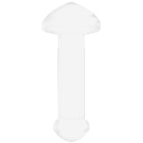 Khalesexx Chrystalino Massage Glass Massager in White