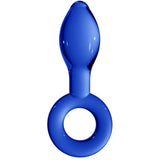 Plug Anal de Vidrio Chrystalino Plugger en Azul