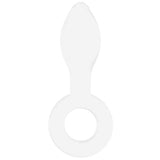 Khalesexx Chrystalino Plugger Glass Butt Plug in White