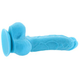 Khalesexx Colours Pleasures 10 Inch Silicone Dildo in Blue