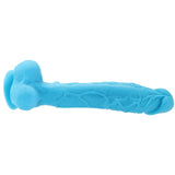 Khalesexx Colours Pleasures 10 Inch Silicone Dildo in Blue