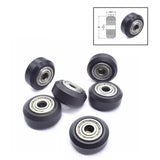 10PC Openbuilds Plastic wheel POM with Bearings big Models Passive Round wheel Idler Pulley Gear perlin wheel for CR10 Ender 4