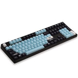 Khalesexx computer 133 Keys Mizu Dye Sub Keycaps Cherry Profile PBT Keycap Set for 61/64/68/71/84/87/96/980/104/108 Mechanical Keyboards iso Key