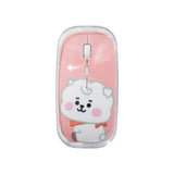 Cute Bulletproof Youth League The Same Mouse Baby Series Wireless Mouse Home Office Mute Mouse 1200DPI Para PC Laptop