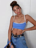 Macheda Sexy Crop Tops Womens Spring Summer Workout Tank Top Fitness Bralette Top Sleeveless Casual Camisole 2023 New Arrival