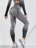 Legging fitness sem costura feminina push up leggings esportivas mujer tricô treino jegging femme