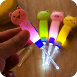 Khalesexx Ear Spoon Cleaning with LED Lighting Cute Cartoon Animal Detachable Earwax Tool