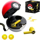 Khalesexx Electronic 2022 New PokŽ-Mon Bluetooth Headset - Pikachu Bluetooth 5.0 in-Ear Headset Touch Control, Pokeball Charging Compartment Design