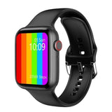 Reloj inteligente DT100 Plus con llamada Bluetooth, reloj dinámico personalizado con cara IP68, reloj inteligente resistente al agua para hombres y mujeres para Apple Watch Iwo W27