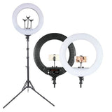 Khalesexx Electronic fosoto 21 Inch Photographic lighting 2700-6500K LED Ring Lamp With tripod Remote RingLight For Camera Phone Youtube Makeup