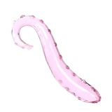 Khalesexx Hippocampus Shape Pink Glass Dildo Penis Cock Anal Plug Adult Sex Toys Female