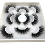 2/ 4/ 6pairs natural false eyelashes fake lashes long makeup 3d mink lashes eyelash extension mink eyelashes for beauty 09