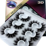 Khalesexx Lashes 2/ 4/ 6pairs natural false eyelashes fake lashes long makeup 3d mink lashes eyelash extension mink eyelashes for beauty 09