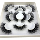 Khalesexx Lashes 2/ 4/ 6pairs natural false eyelashes fake lashes long makeup 3d mink lashes eyelash extension mink eyelashes for beauty 09