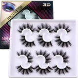 Khalesexx Lashes 2/ 4/ 6pairs natural false eyelashes fake lashes long makeup 3d mink lashes eyelash extension mink eyelashes for beauty 09