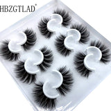 Khalesexx Lashes 2/ 4/ 6pairs natural false eyelashes fake lashes long makeup 3d mink lashes eyelash extension mink eyelashes for beauty 09