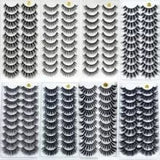 5/10 pares 3D Mink Lashes Cílios naturais Cílios postiços dramáticos Cílios falsos Maquiagem Atacado Extensão de cílios falsos maquiagem