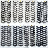 Khalesexx Lashes 5/10Pairs 3D Mink Lashes Natural Eyelashes Dramatic False Eyelashes Faux Cils Makeup Wholesale Fake Eyelash Extension maquiagem