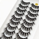 Khalesexx Lashes 5/10Pairs 3D Mink Lashes Natural Eyelashes Dramatic False Eyelashes Faux Cils Makeup Wholesale Fake Eyelash Extension maquiagem