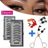 6 magnets magnetic eyelashes, makeup eyelashes, natural magnetic eyelashes, mink eyelashes, makeup tools, free shipping