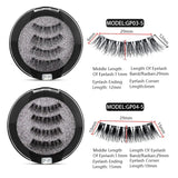 Khalesexx Lashes 6 magnets magnetic eyelashes, makeup eyelashes, natural magnetic eyelashes, mink eyelashes, makeup tools, free shipping