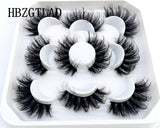 Khalesexx Lashes 6 Pairs 25 mm 3d Mink Lashes Bulk Faux with Custom Box Wispy Natural Mink Lashes Pack Short Wholesales Natural False Eyelashes