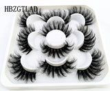 Khalesexx Lashes 6 Pairs 25 mm 3d Mink Lashes Bulk Faux with Custom Box Wispy Natural Mink Lashes Pack Short Wholesales Natural False Eyelashes