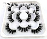 Khalesexx Lashes 6 Pairs 25 mm 3d Mink Lashes Bulk Faux with Custom Box Wispy Natural Mink Lashes Pack Short Wholesales Natural False Eyelashes