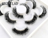 Khalesexx Lashes 6 Pairs 25 mm 3d Mink Lashes Bulk Faux with Custom Box Wispy Natural Mink Lashes Pack Short Wholesales Natural False Eyelashes