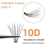 Khalesexx Lashes 60pcs Professional Makeup Individual Cluster EyeLashes Grafting Fake False Eyelashes Eyelash Extension Individual Eyelash Bunche